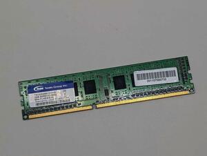 中古動作品 デスクトップ用メモリ Team PC3-10600 DDR3-1333 TED32048M1333C9 2GB DDR3 1333 PC3 10600 メモリー デスクトップパソコン