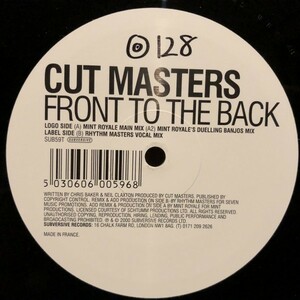 Cut Masters / Front To The Back