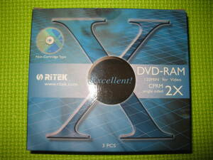DVD-RAM 3 sheets unused free shipping 