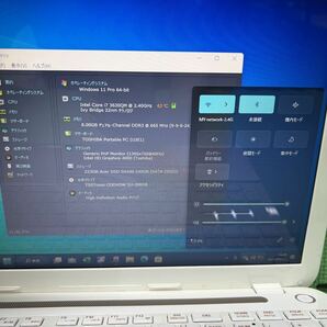 【M5-57】Windows11/新品SSD240GB【TOSHIBA dynabook Satellite B753/55JG】Core i7-3630QM/メモリ8GB/Office2021/Wifi/DVDドライブ/カメラの画像6