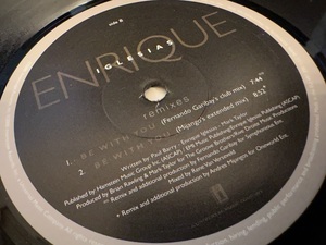 12”★Enrique Iglesias / Be With You (Remixes) / ヴォーカル・トランス・リミックス！Fernando Garibay / Thunderpuss 2000 /