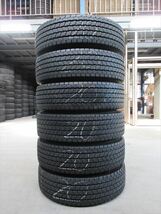 送料無料　スタッドレス　205/75R16　ヨコハマ　IG91　20年製　三菱キャンター　ふそう　新車外しXAC16×5.5K　5穴　現状美品　6本セット_画像6