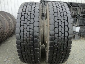 ●4473 8穴 美品8分山 ミックス DUNLOP SP670 255/70R22.5 143/140J 2本