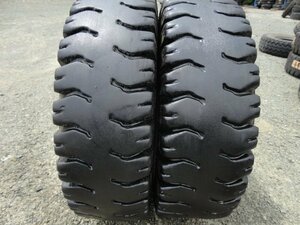 ●4485 フォークリフト 夏 DUNLOP POWER LIFTER 6.50-10 10PR 2本 2020年製