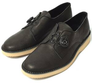  unused special order ARCOLLETTA PADRONEpa draw ne free lock leather shoes 42 dark olive Vibram sole 