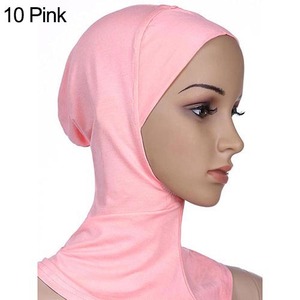 [ヒジャブ ピンク]イスラム教徒 ムスリムMuslimへジャブ隠すベール頭髪スカーフHijabヒジャーブ帽子ハット女性 コーランの戒律 マスク