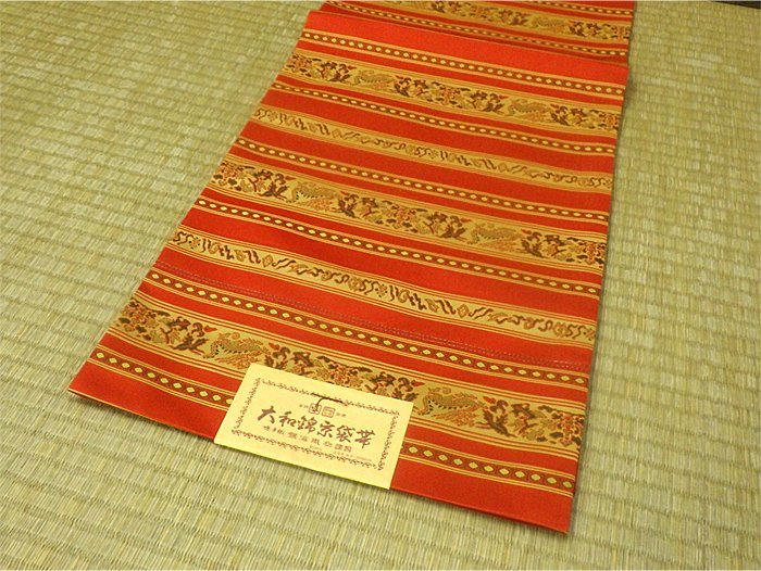 ☆大和錦京袋帯本場筑前博多織正絹未使用品☆J613 | JChere雅虎拍卖代购