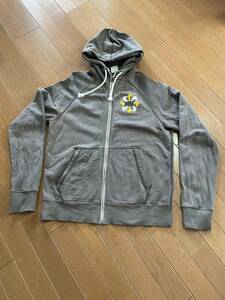 ナイキ　風車　ジップアップパーカー　NIKE L ヴィンテージ　グレー