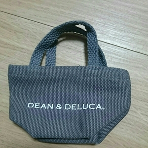 [DEAN&DELUCA* Dean & Dell -ka] большая сумка * Mini * серый * новый товар не использовался *