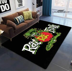 116×100㎝ ラットフィンク RATFINK 雑貨 ラグ マット カーペット