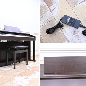 IE09 カシオ CASIO セルビアーノ CELVIANO 電子ピアノ AP-450BN 鍵盤楽器 2013年製 椅子付 引き取り大歓迎の画像3