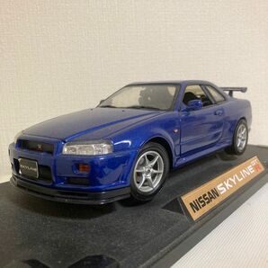 R34GTR ミニカー　希少左ハンドル車　1/18 