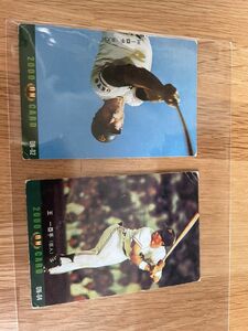 '00 王貞治 1973復刻 カルビープロ野球チップス カード 2枚セット