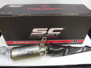 仮合わせ程度■SC PROJECT GSX-S1000/F('17-'20) CR-T スリップオンサイレンサー S11A-36TR■