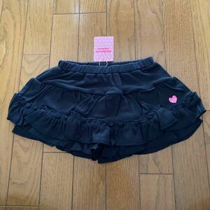 SALE prompt decision new goods Miki House culotte skirt 110 black 