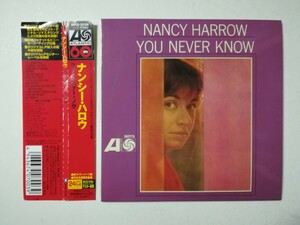 【帯付紙ジャケCD】Nancy Harrow - You Never Know 1963年(2007年日本盤) 女性ジャズヴォーカル John Lewis / Phil Woods 