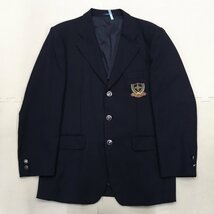 AT745-2(中古)栃木県 私立 佐野日本大学高等学校 男子学生服 4点セット /旧制服/M/W79/ブレザー/ズボン/ベルト/夏冬/制服/卒業生品_画像2