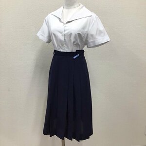 O540 (中古) 兵庫県 賢明女子学院中学校・高校 (旧制服) 2点セット /希少/指定品/ブラウス/スカート/ユニワールド/NIKKE/学生服/女子学生