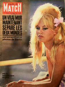 PARIS MATCH 1961 647 ブリジット・バルドー フランス アンティーク雑誌 送料無料★vm0135