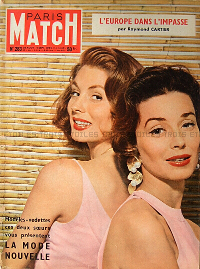 PARIS MATCH 1954 283 パリ・マッチ フランス アンティーク雑誌 送料無料★vm0053