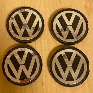 フォルクスワーゲン　VW 純正アルミホイール用センターキャップ　4本セット　ホイールキャップ