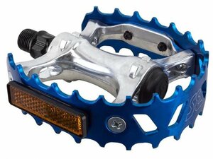 SE Bikes Bear Trap pedal blue BMX Bear trap pedal 