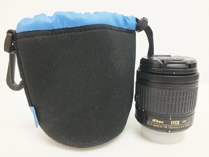[B8B-55-150-1] Nikon ニコン AF-P NIKKOR DX 18-55mm F3.5-5.6G VR ズームレンズ+収納袋 動作確認済 中古