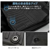 カー用品 3D フロアマット ダイハツ アトレー S7系 フロントリアSET R03/12～/防水 防滴 破水 疏水 掃除 洗車 防水性 耐汚れ 耐摩擦 難燃_画像6