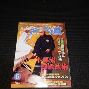 月刊空手道2014.6月号　本部御殿手　武術格闘武道拳法 