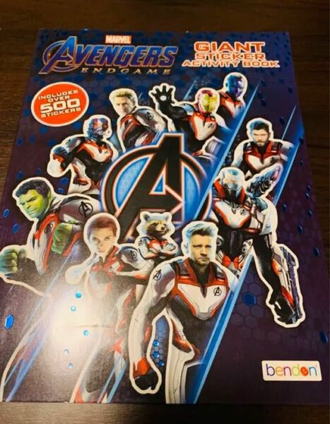 アベンジャーズ シールブック洋書　新品