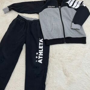 ATHLETA アスレタ 上下セット ジャージ上下 スウェット上下セット 裏起毛