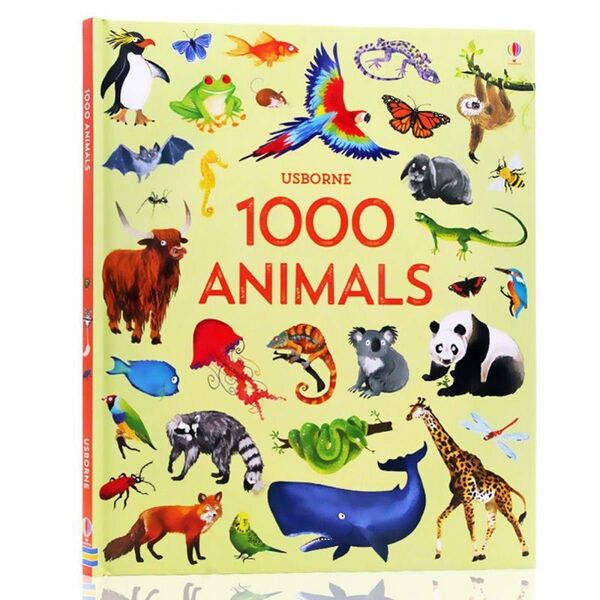 【正規輸入品】Usborne 1000 things animals 洋書 英語絵本 英語勉強 