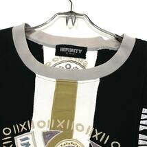 INFINITY(インフィニティー)半袖Tシャツ 刺繍デザイン メンズFREE ブラック/グレー系/他_画像4