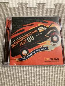 VA 「Insubordination Fest 09 」CD +DVD punk pop live盤　unlovables copyrights steinways teen idols dillinger four melodic rock