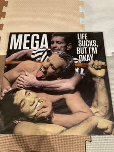 Mega 「Life Sucks, But I’m Okay 」LP punk pop poppunk ramones ramonescore rock Italy manges queers weasel