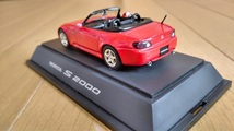 即決　ホンダ　純正　ディーラー　特注　HDC　HONDA S2000　ニューフォーミュラレッド　赤　カラーサンプル　1/43　絶版　レア_画像3