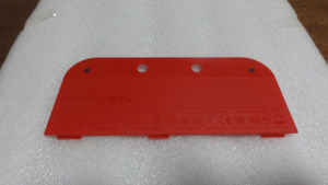 * rare 3DS Nintendo 2DS battery cover red new goods [ red ] for cover only NINTENDO 2DS*