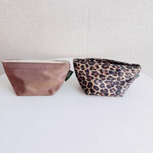  Herve Chapelier * pouch * leopard print 