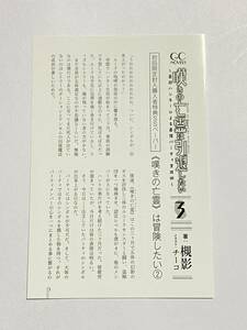 【同梱可】嘆きの亡霊は引退したい 第3巻特典 初回限定封入購入者特典SSペーパー 嘆きの亡霊は冒険したい2 槻影 チーコ 小説 ライトノベル