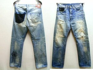 ◇即決[W34]LVC 47501-0076 世界限定501本 Tokyo Creators Makoto Azuma 東信 アートプリント 501XX LEVI’S VINTAGE CLOTHING■2246