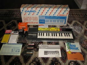 Casio/Casio Vintage Casio Tone Mt-18 Оригинальная коробка, ROM с ROM