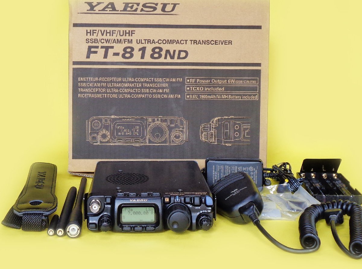 入園入学祝い Yaesu 専用ケース & FT-818ND ヤエス アマチュア無線