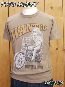 新品 トイズマッコイ WANTED DEAD OR ALIVE 半袖 Tシャツ L コヨーテ TMC2336 toysmccoy