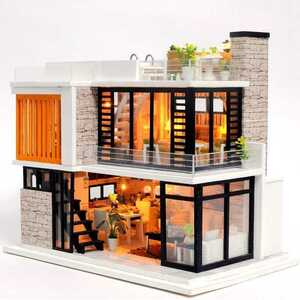  doll house miniature DIY house furniture kit doll toy 