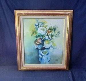 Art hand Auction 491882 Ölgemälde von MICHELE･CASTEL Vorläufiger Titel: Blumen (F10) Ausländischer Maler, Stilllebenmalerei, Malerei, Ölgemälde, Stilllebenmalerei