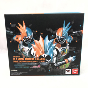 【中古】開封/破損有)SHF エグゼイドダブルAG LV.XX LRセット[240091321279]