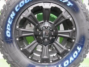 決算セール★未使用品! レクセル デスロック 16インチ マットブラックカラー 235/70R16 7J +35 114.3 デリカ　RAV4　CX-5　エクストレイル