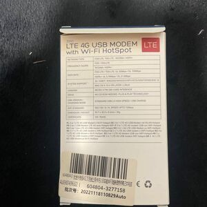 LTE 4Ｇ USB MODEM with Wi-Fi HotＳpot