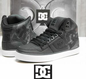 【新品】正規品 DC SHOES PURE HIGH-TOP WC SE SN - 25.0 BLACK/WHITE/GREY(XKWS) スニーカー ハイカット