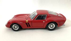 【美品！】ミニカー　ダイキャストカー　HOTWHEELS マテル　Mattel 250GTO 1/18 箱なし　赤　